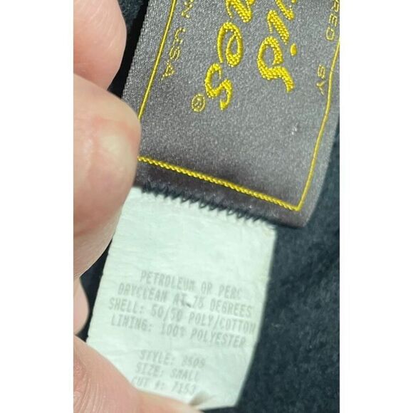 Vintage David James Aztec Tapestry Western Ranch Chore Coat Jacket small - Picture 9 of 9